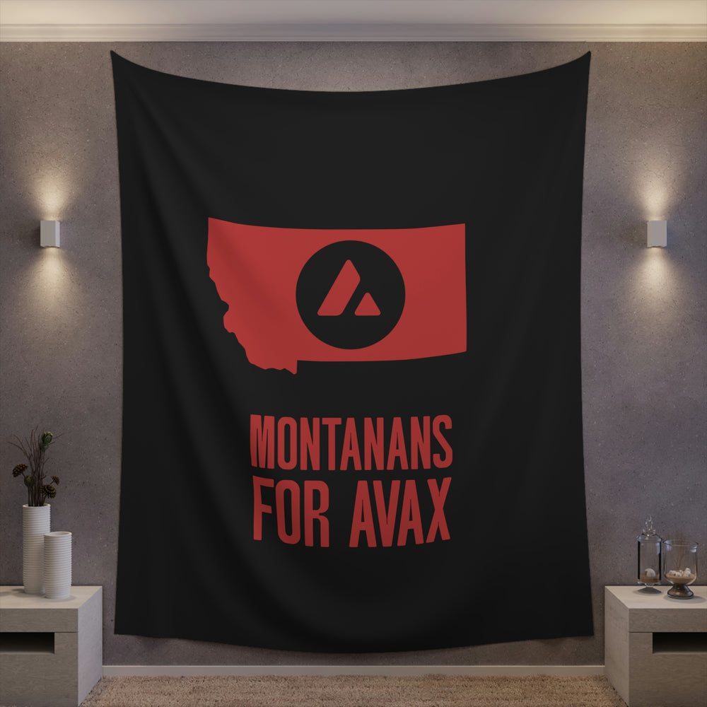 Montanans for Avax | Wall Tapestry