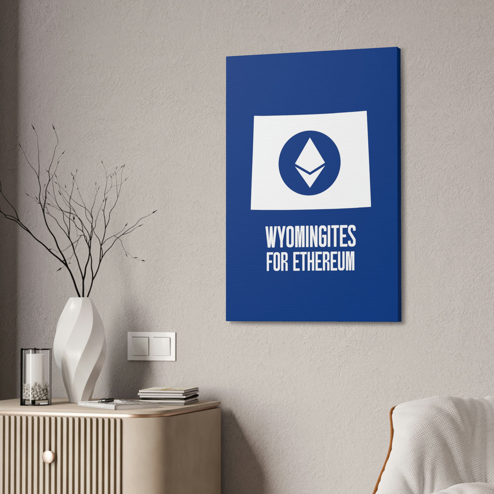 Wyomingites for Ethereum | Wall Canvas