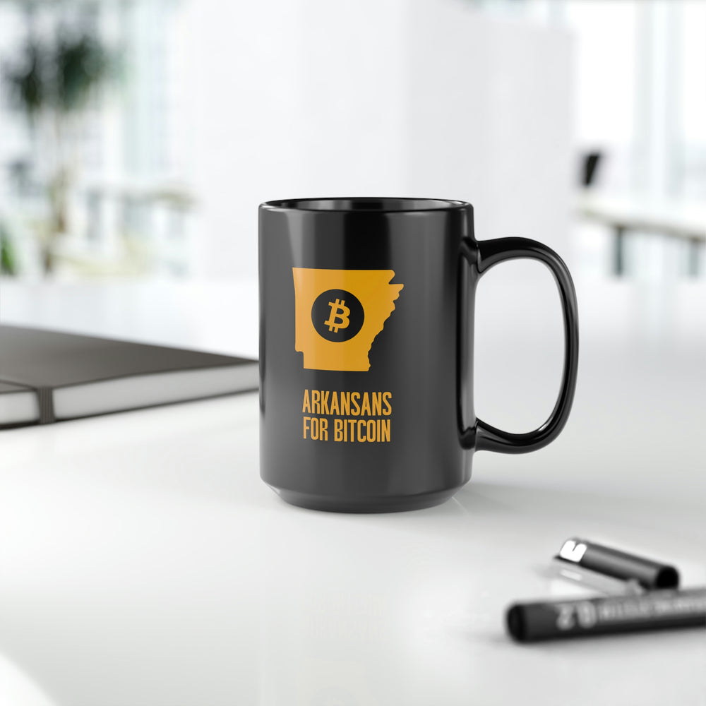 Arkansans for Bitcoin | Black Mug