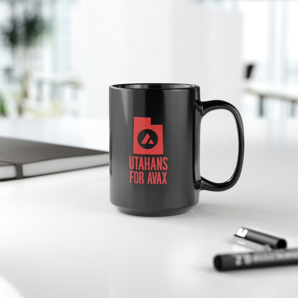 Utahans for Avax | Black Mug