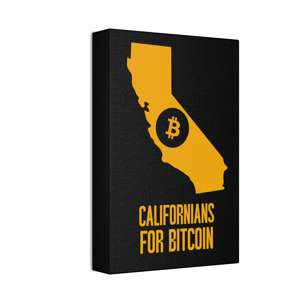 Californians for Bitcoin | Wall Canvas