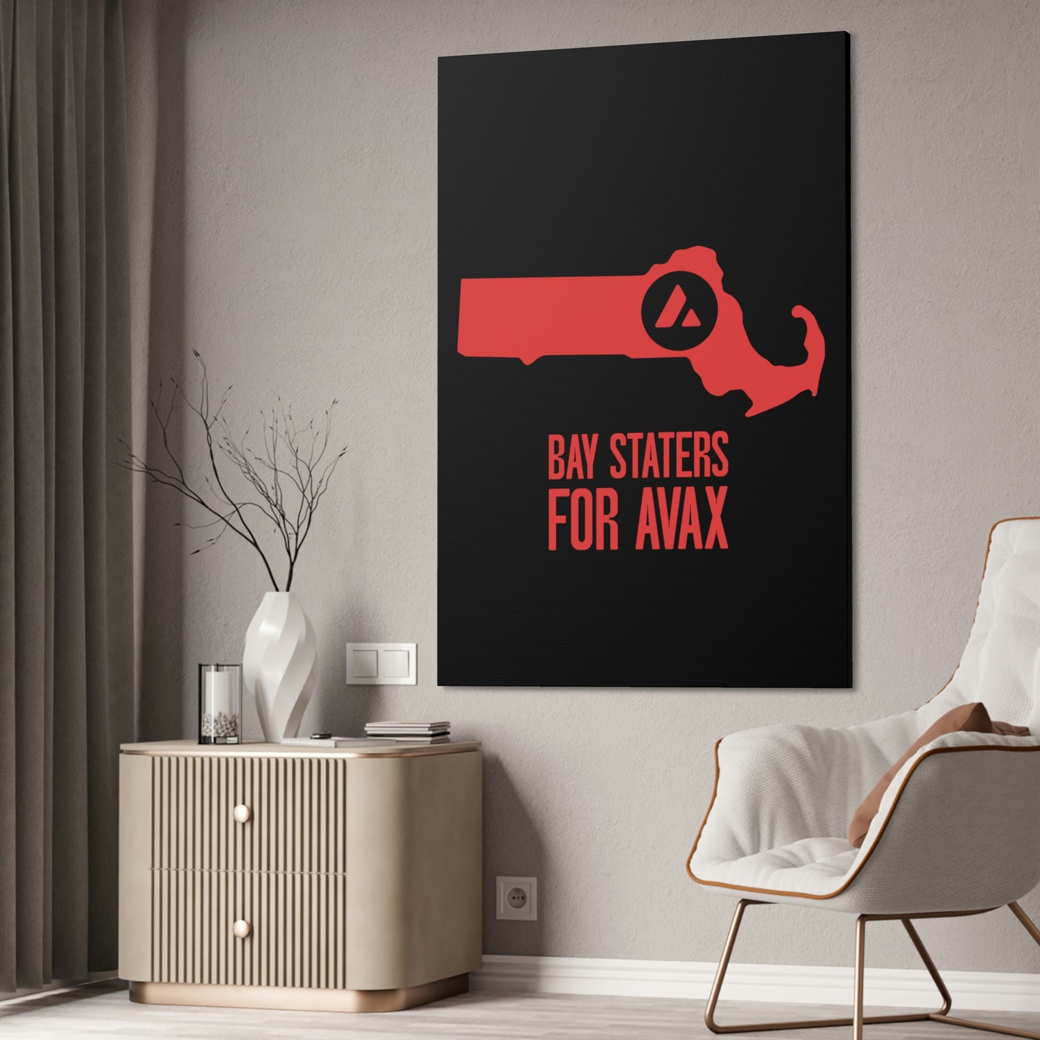 Bay Staters for Avax | Wall Canvas