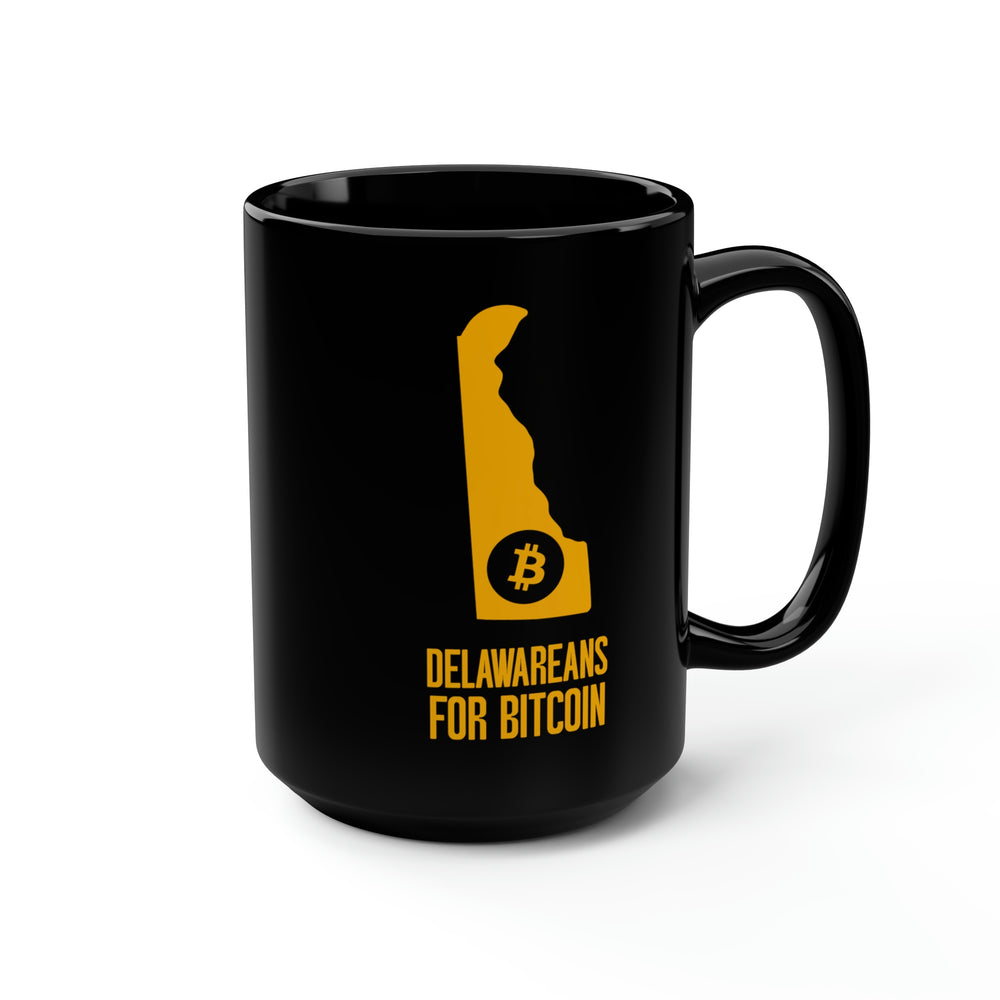 Delawareans for Bitcoin | Black Mug