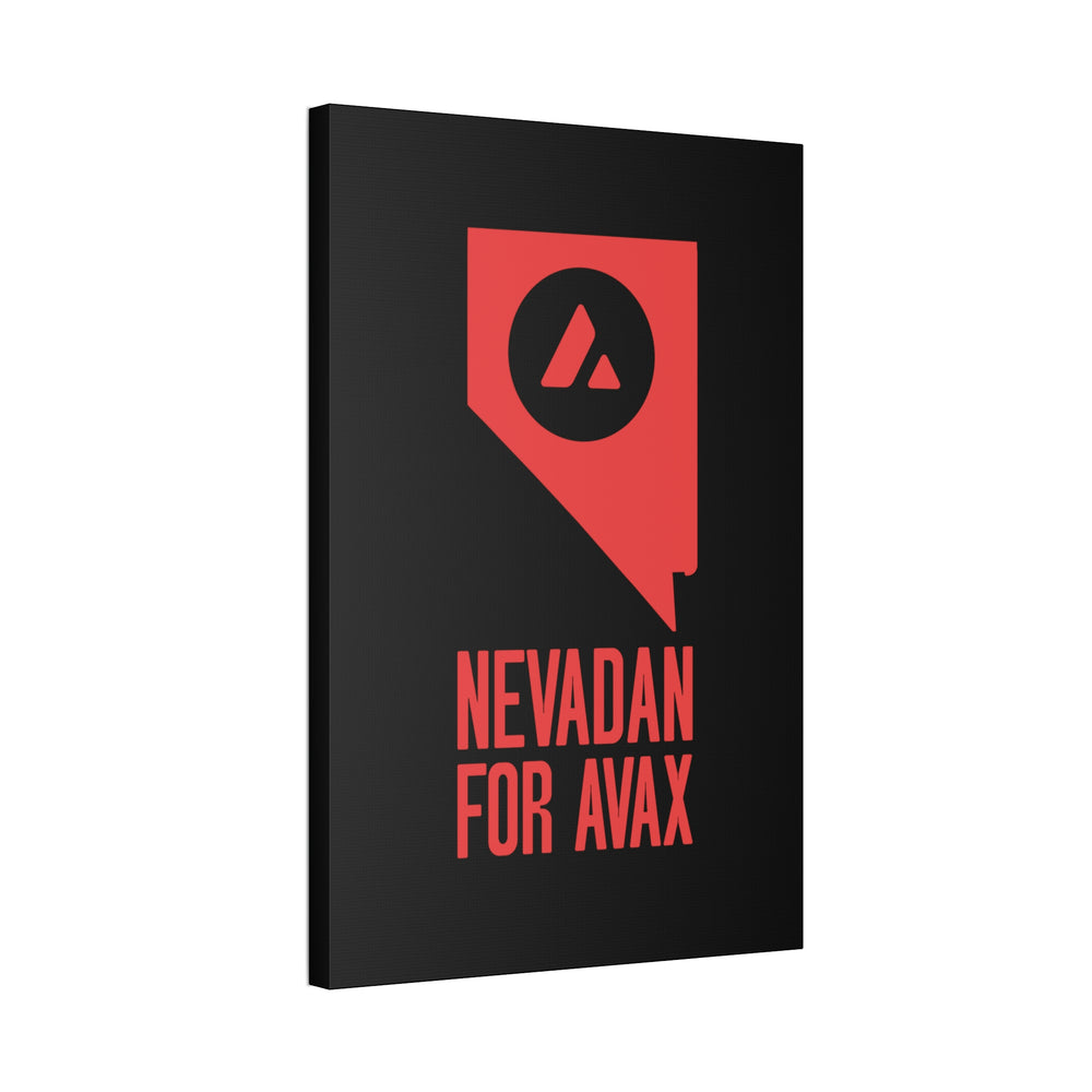 Nevadan for Avax | Wall Canvas