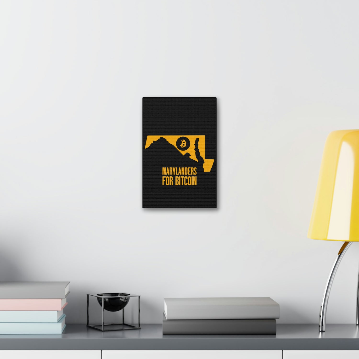 Marylanders for Bitcoin | Wall Canvas