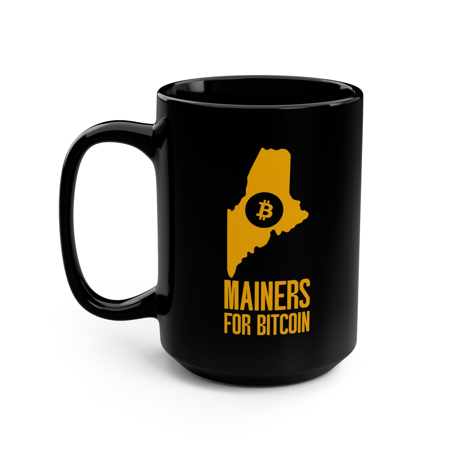 Mainers for Bitcoin | Black Mug