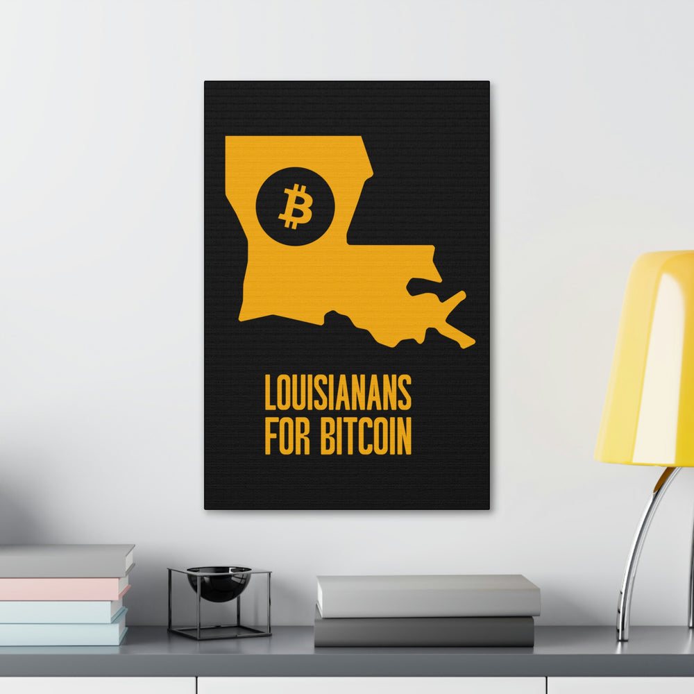 Louisianans for Bitcoin | Wall Canvas