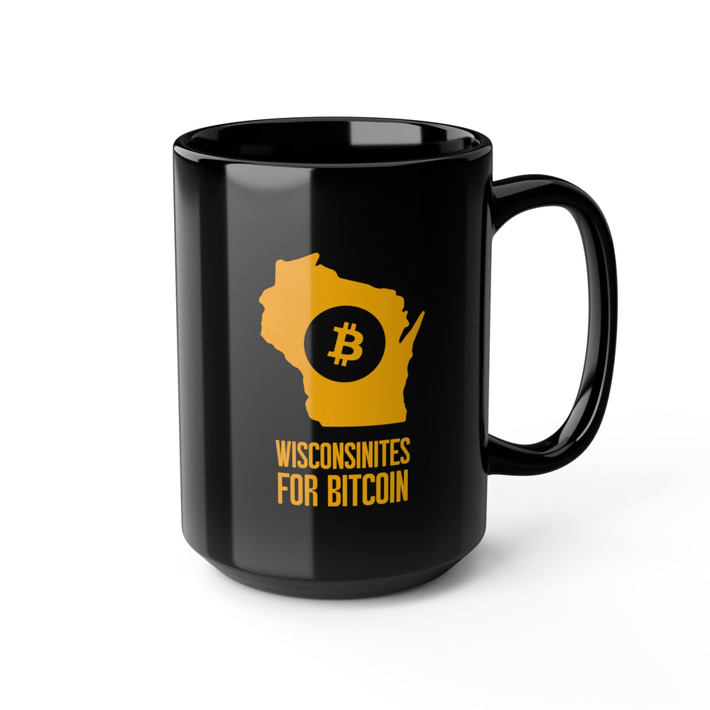 Wisconsinites for Bitcoin | Black Mug