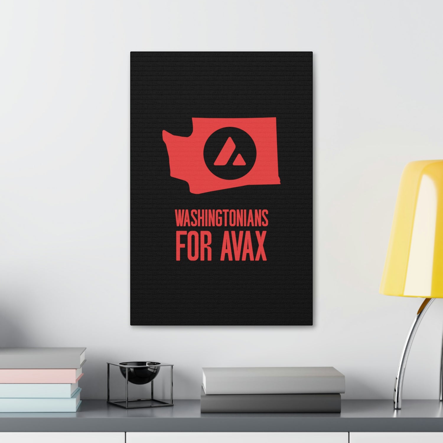 Washingtonians State for Avax | Wall Canvas