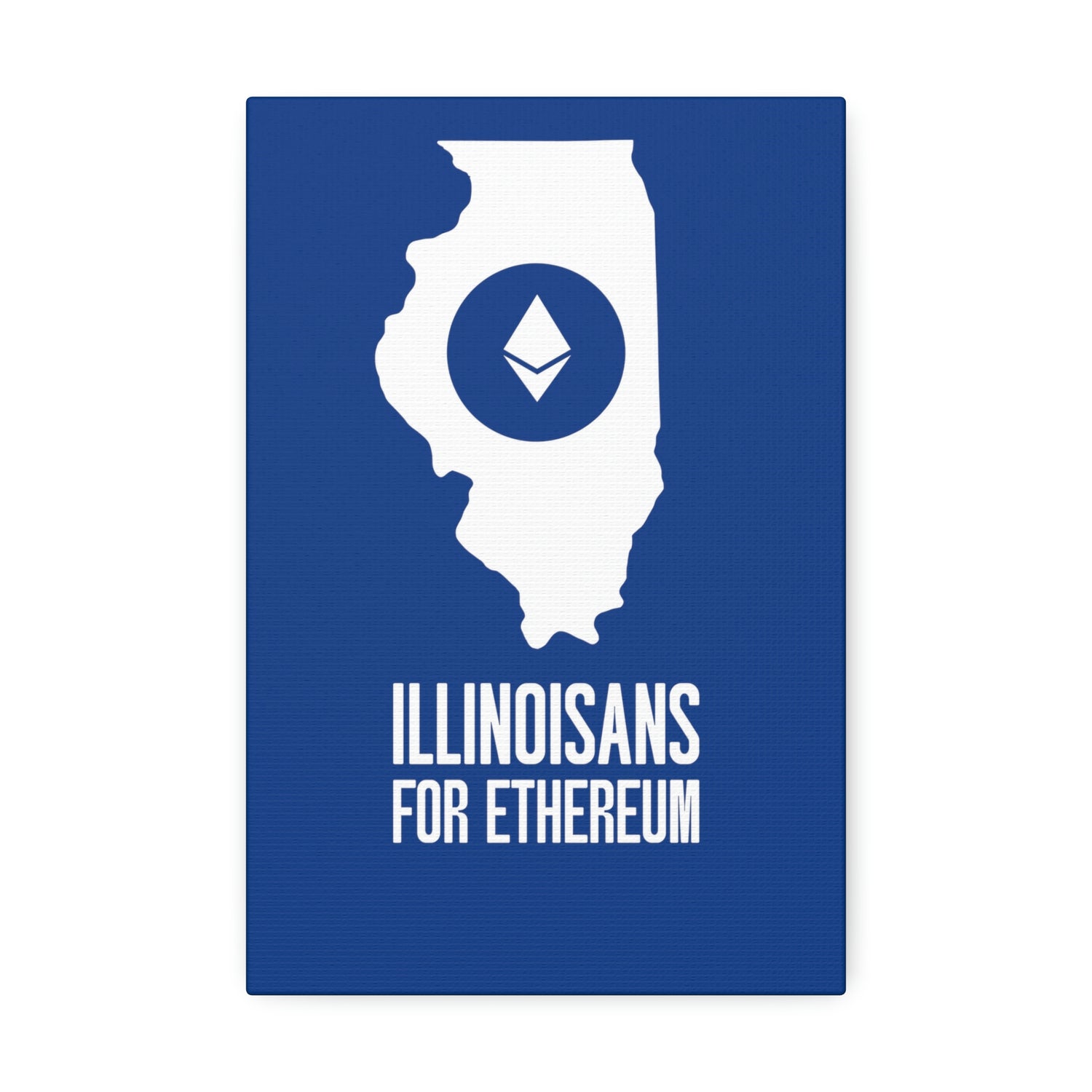 Illinoisans for Ethereum | Wall Canvas