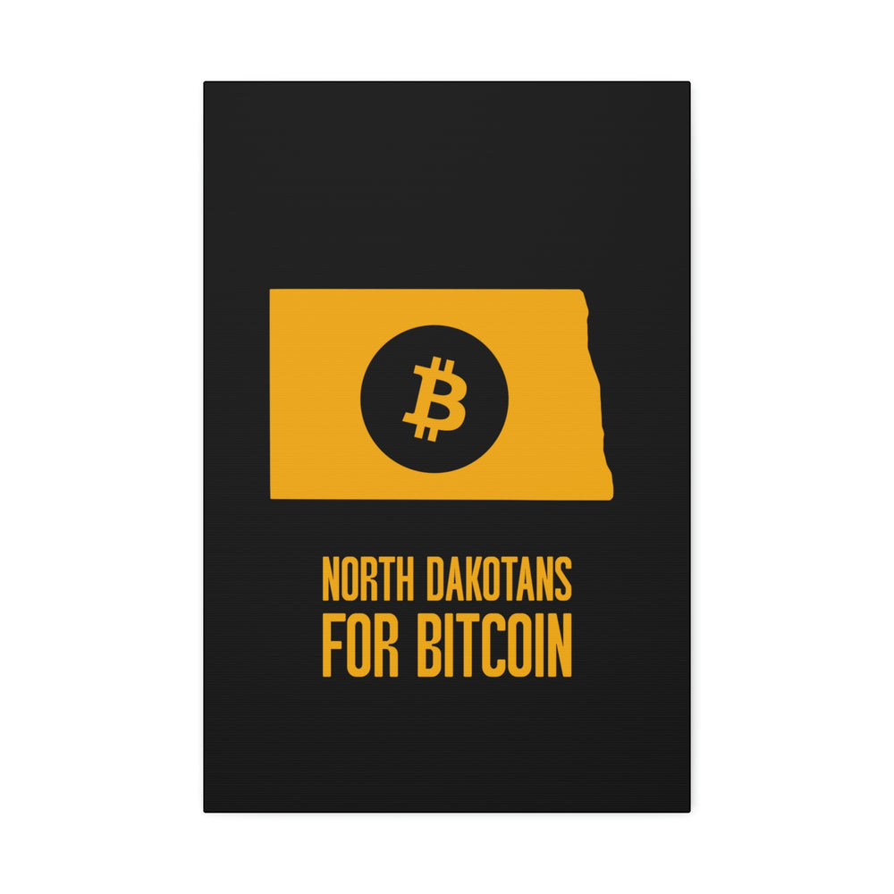 North Dakotans for Bitcoin | Wall Canvas