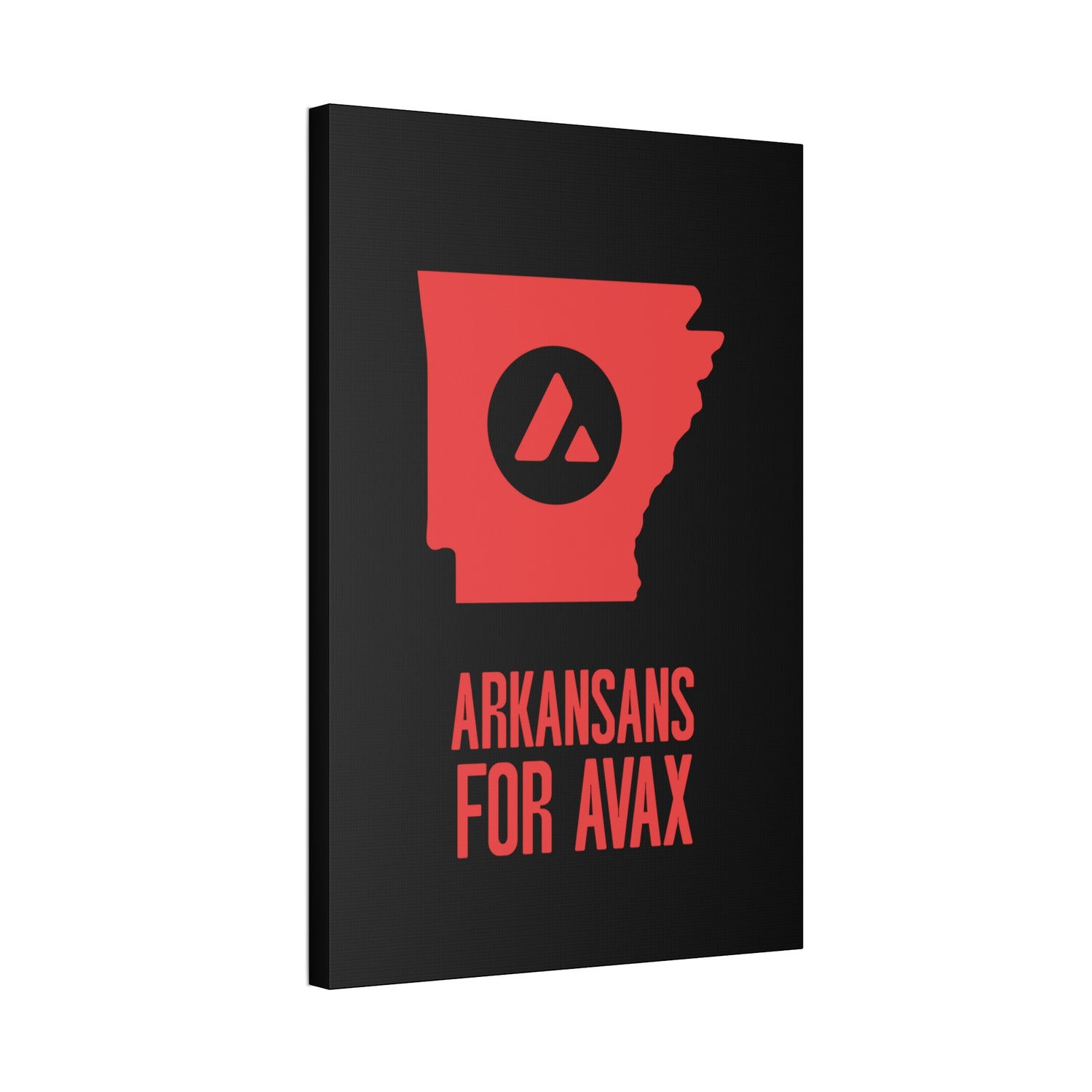 Arkansans for Avax | Wall Canvas