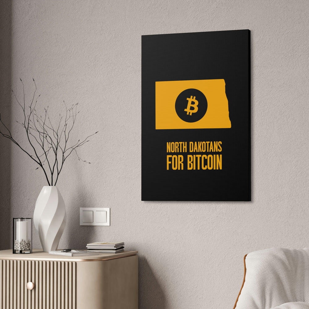 North Dakotans for Bitcoin | Wall Canvas