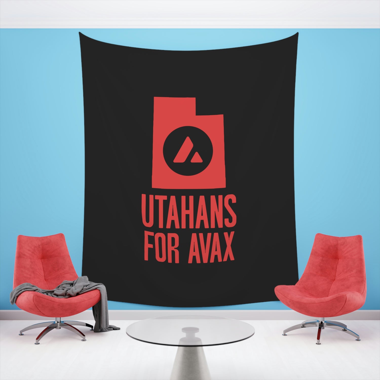 Utahans for Avax | Wall Tapestry