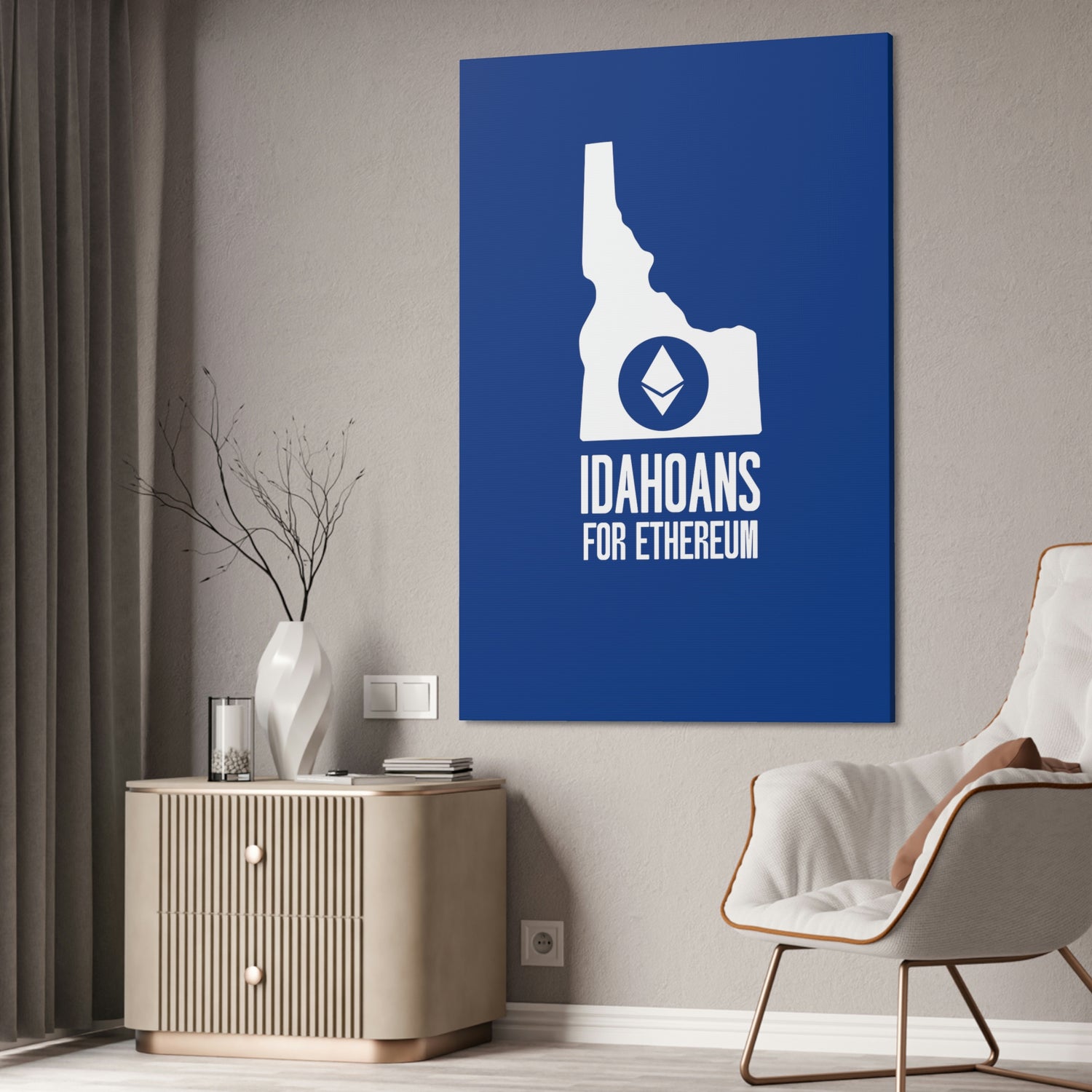 Idahoans for Ethereum | Wall Canvas