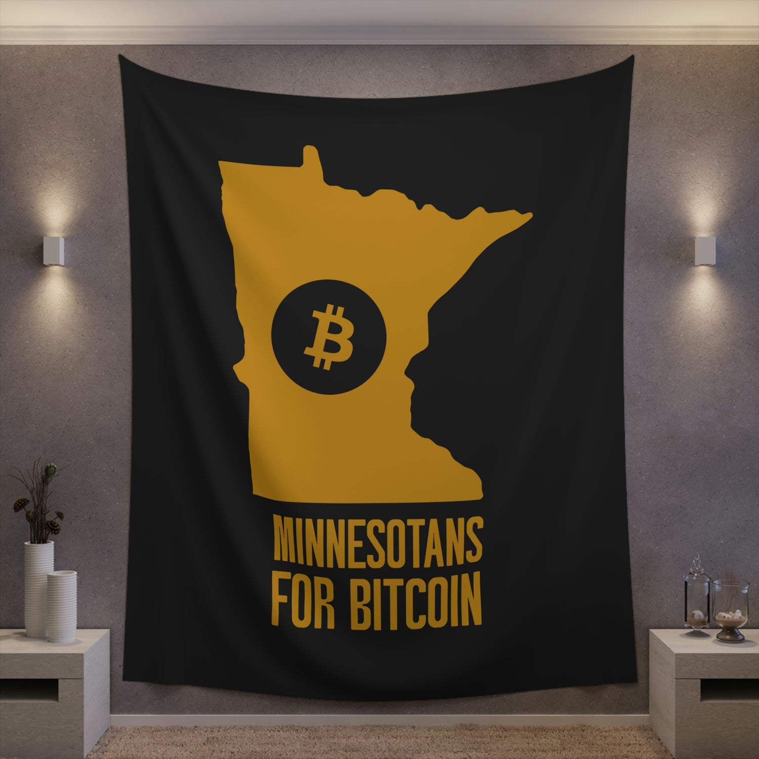 Minnesotans for Bitcoin | Wall Tapestry