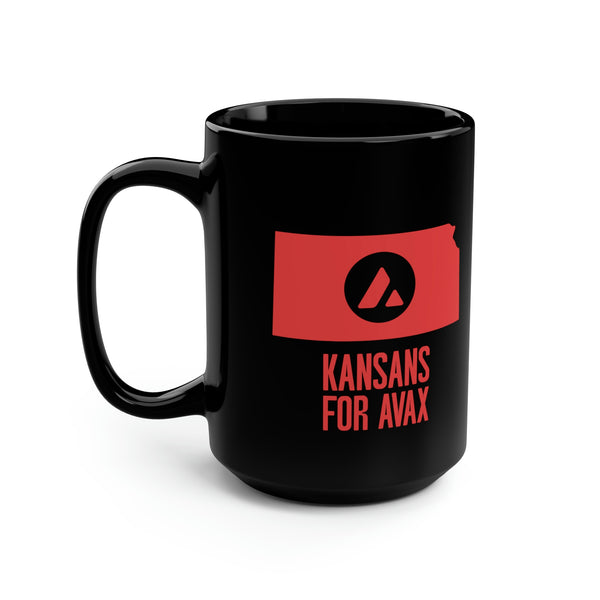 Kansans for Avax | Black Mug