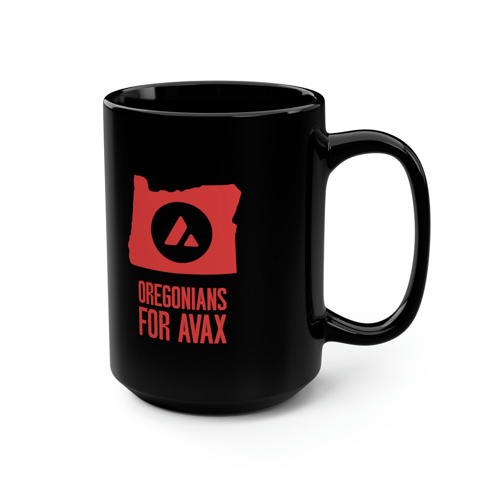 Oregonians for Avax | Black Mug