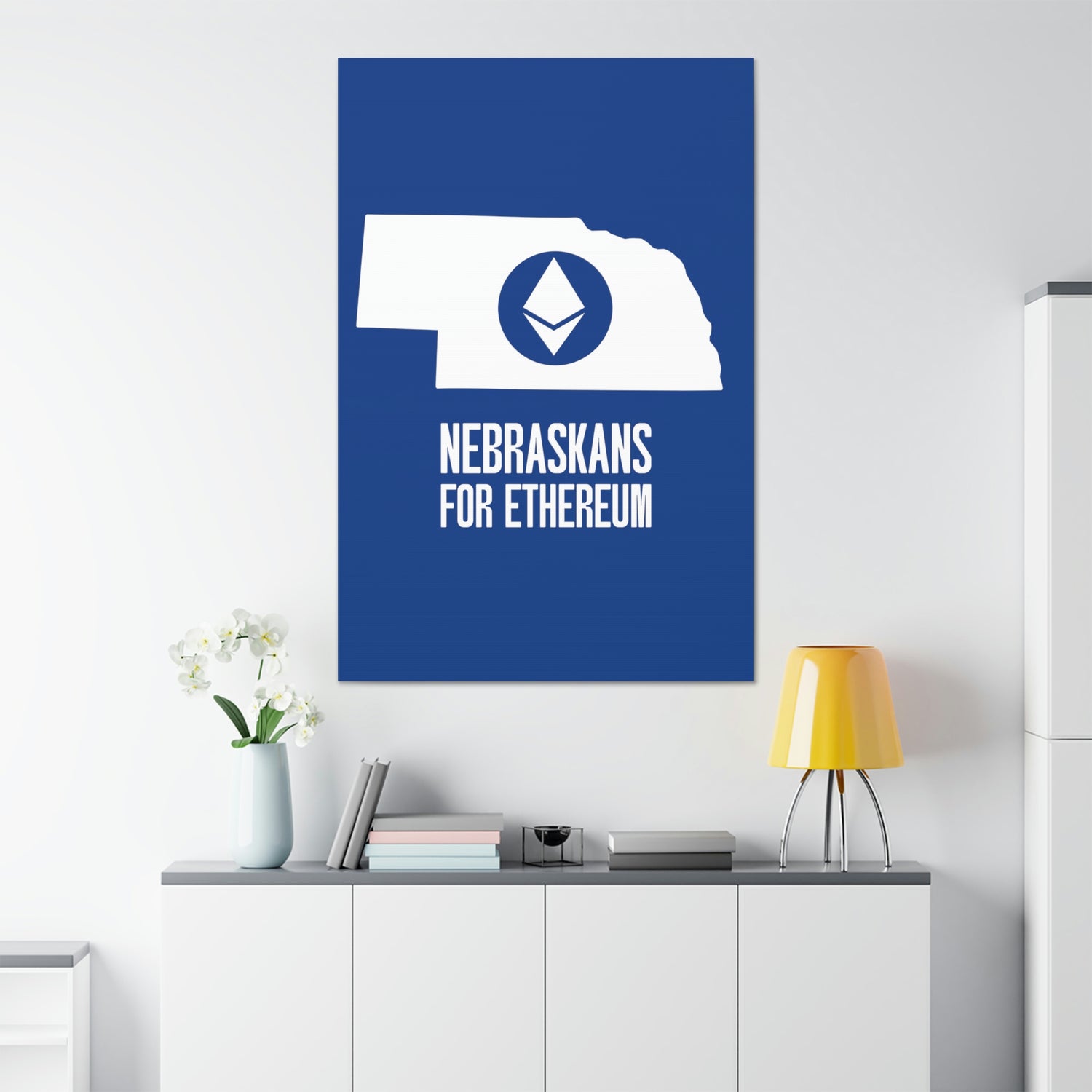 Nebraskans for Ethereum | Wall Canvas