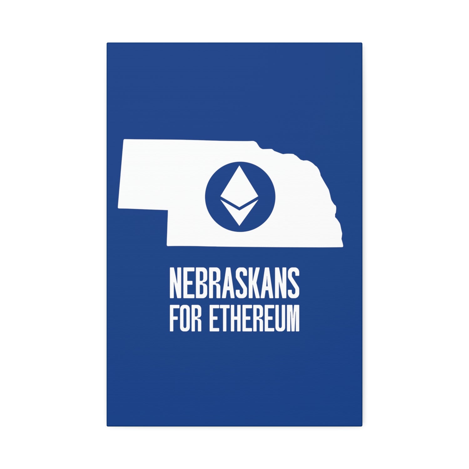 Nebraskans for Ethereum | Wall Canvas