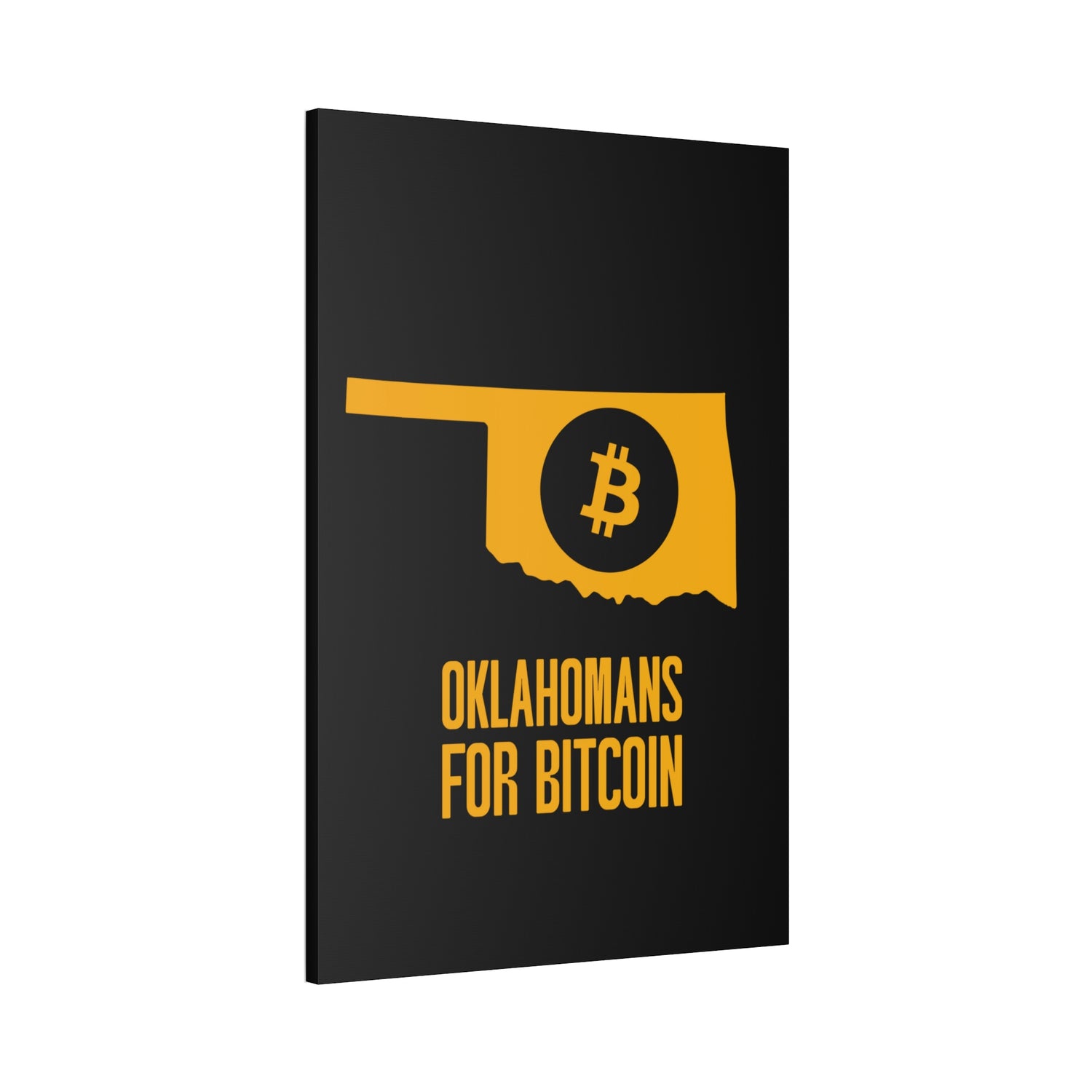 Oklahomans for Bitcoin | Wall Canvas