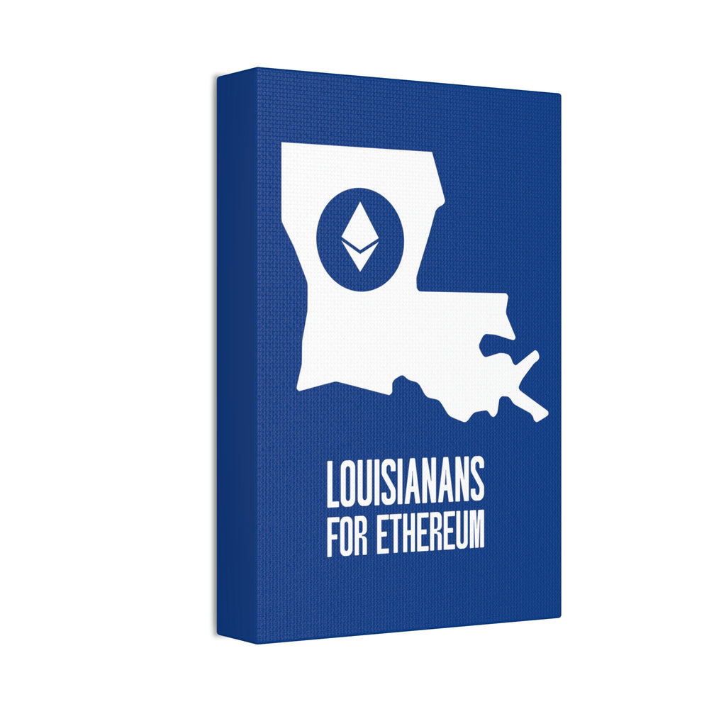 Louisianans for Ethereum | Wall Canvas