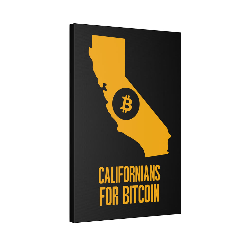 Californians for Bitcoin | Wall Canvas