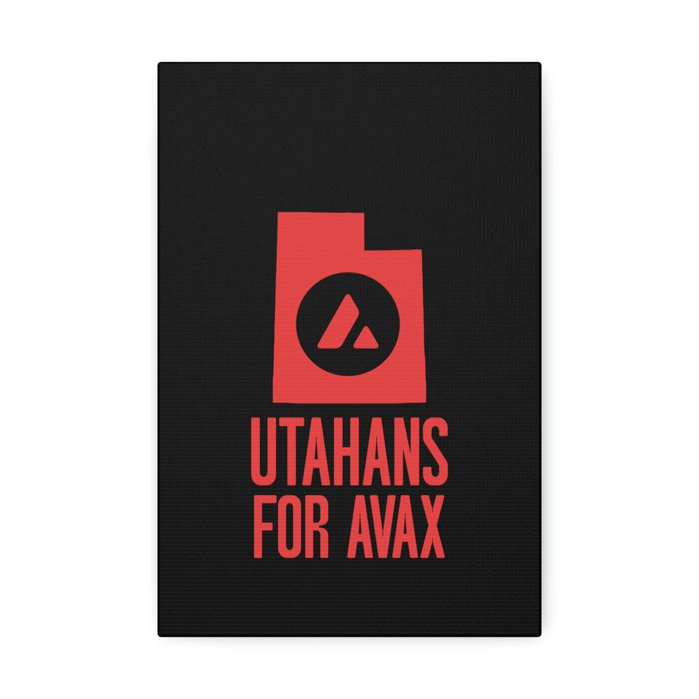 Utahans for Avax | Wall Canvas