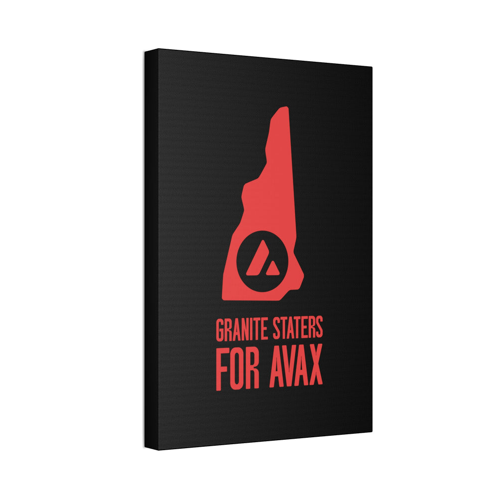 Granite Staters for Avax | Wall Canvas