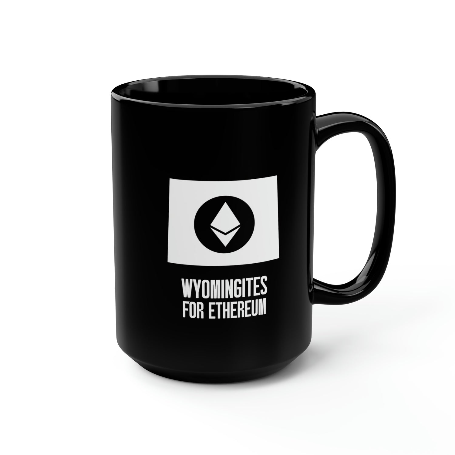 Wyomingites for Ethereum | Black Mug