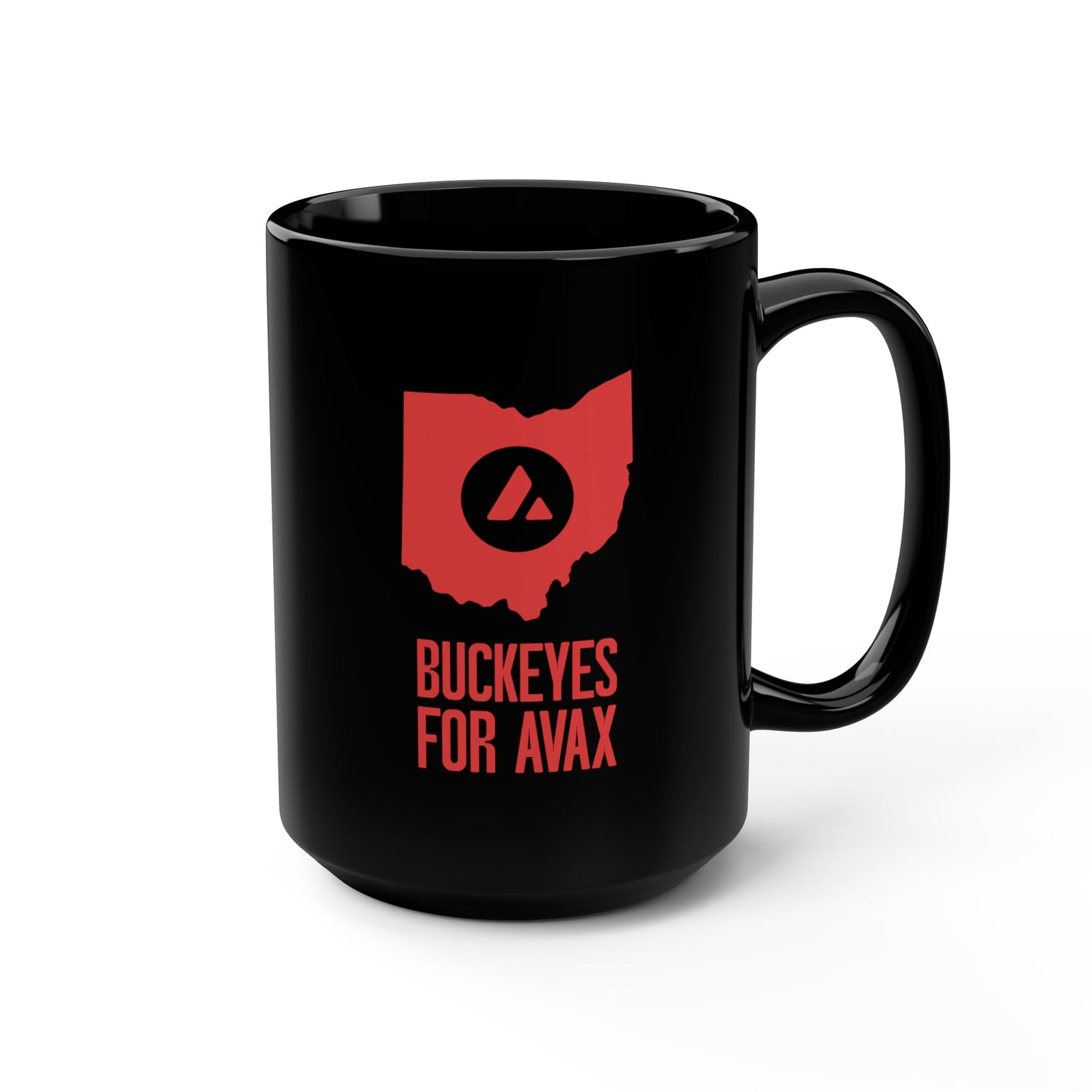 Buckeyes for Avax | Black Mug