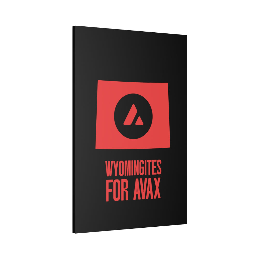 Wyomingites for Avax | Wall Canvas