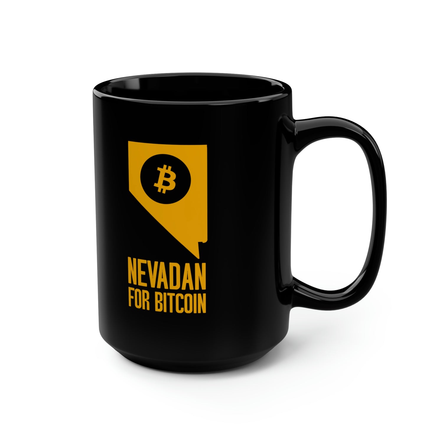 Nevadan for Bitcoin | Black Mug