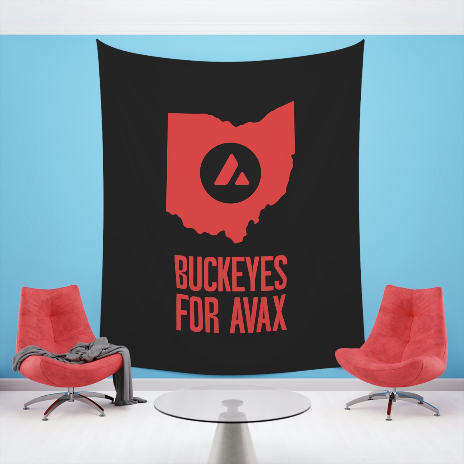 Buckeyes for Avax | Wall Tapestry