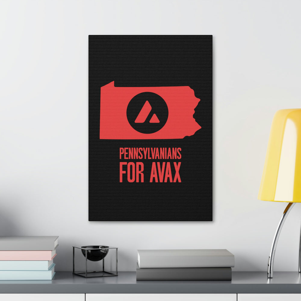 Pennsylvanians for Avax | Wall Canvas