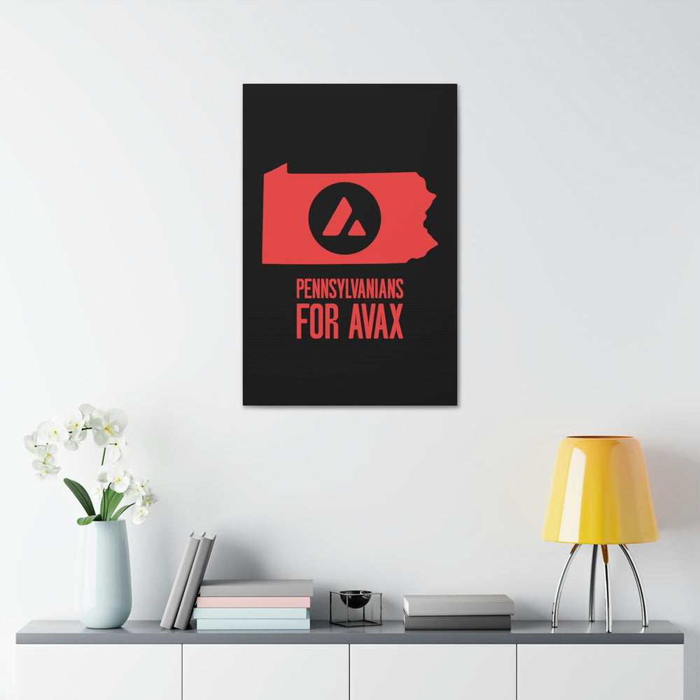 Pennsylvanians for Avax | Wall Canvas