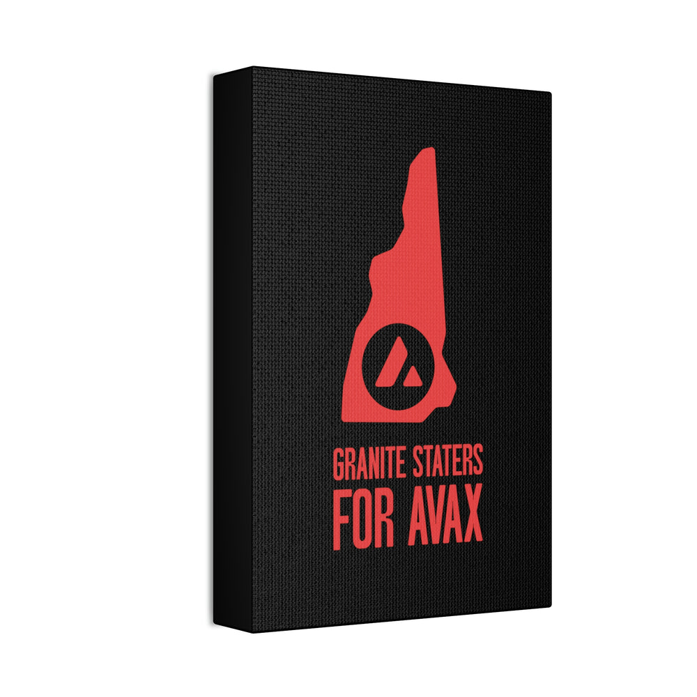 Granite Staters for Avax | Wall Canvas