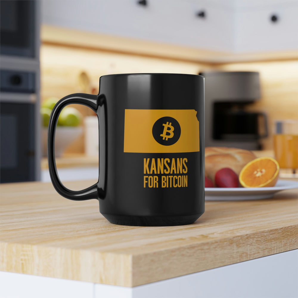 Kansans for Bitcoin | Black Mug