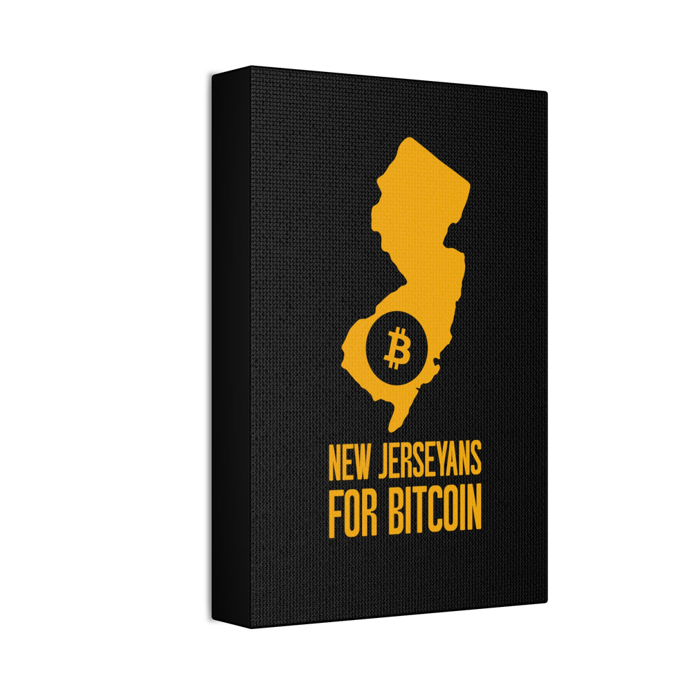 New Jerseyans for Bitcoin | Wall Canvas