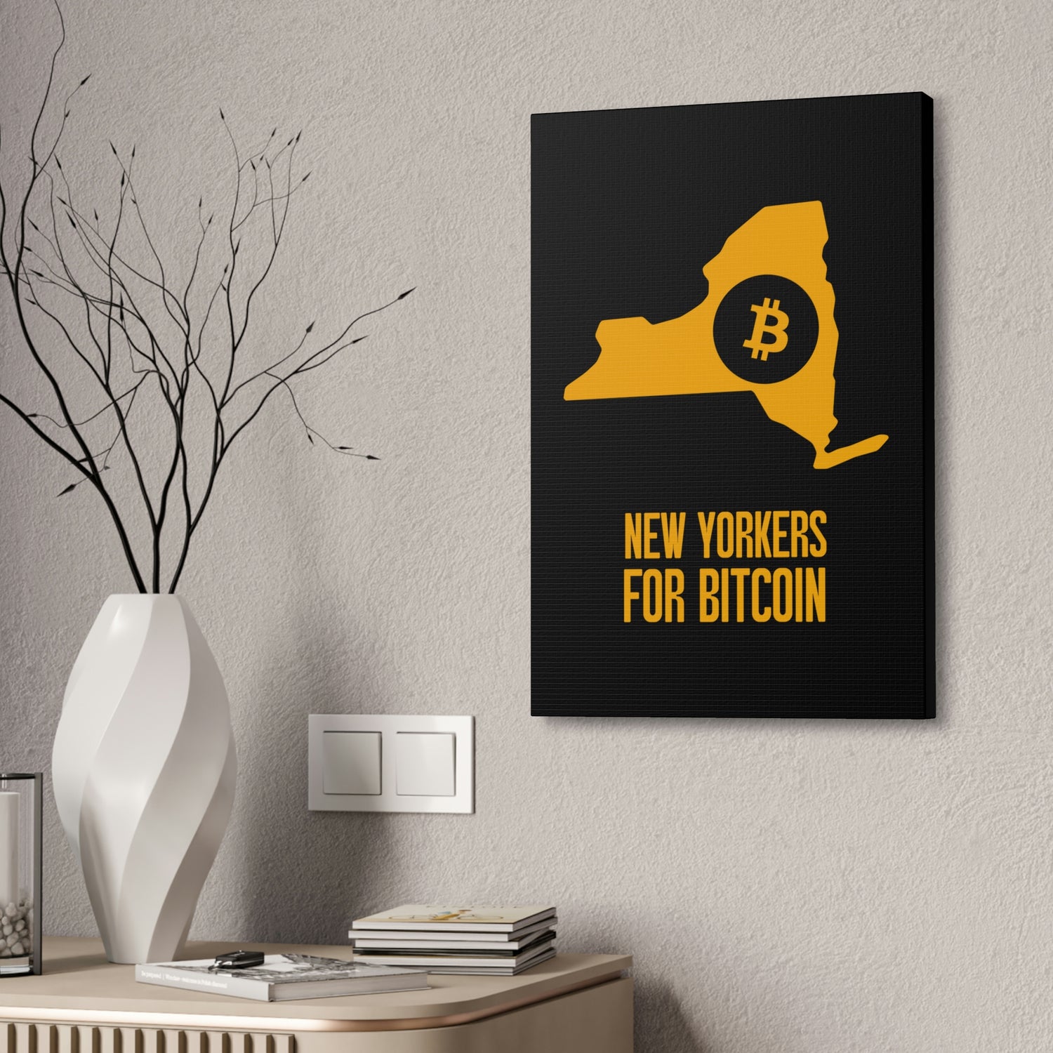 New Yorkers for Bitcoin | Wall Canvas