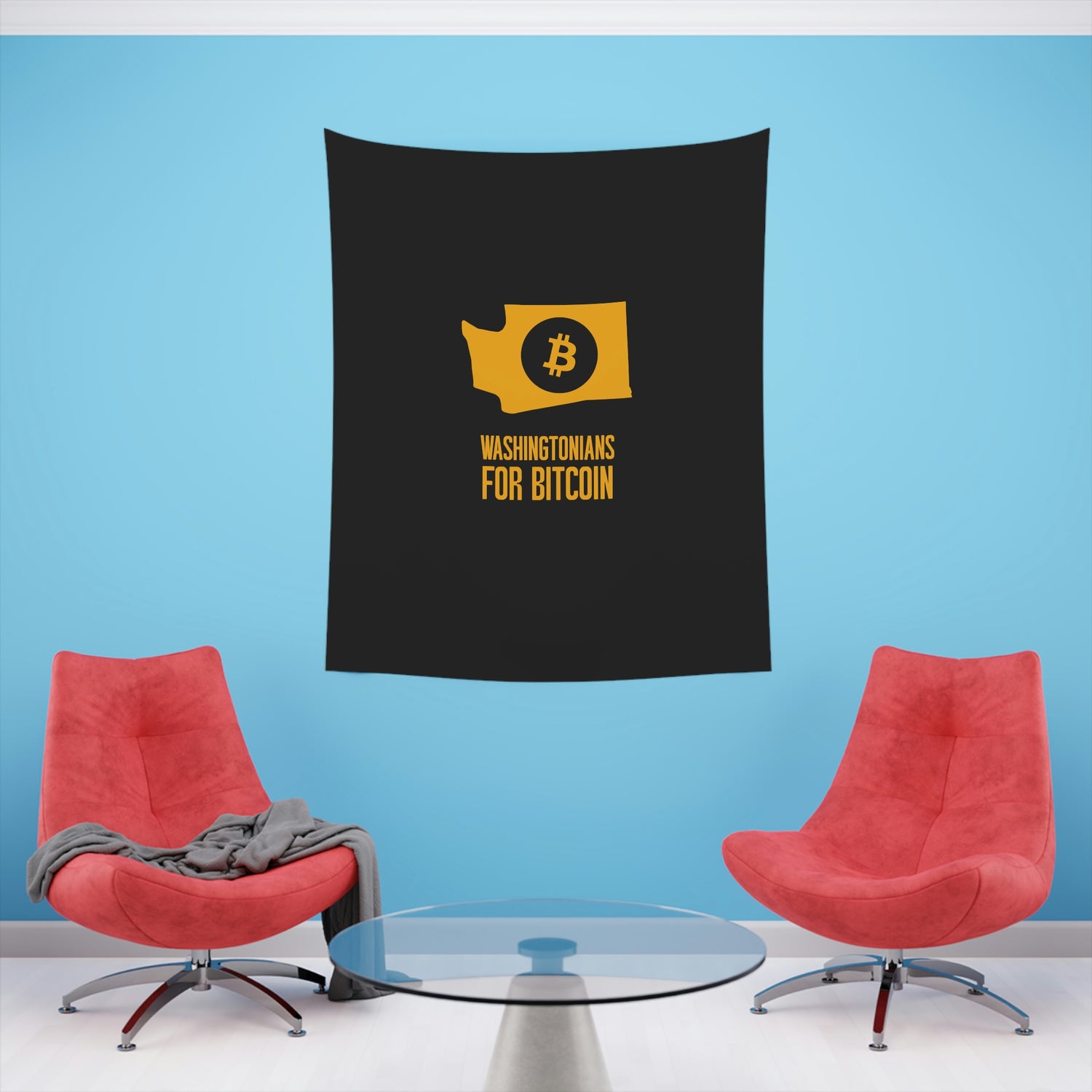 Washingtonians State for Bitcoin | Wall Tapestry