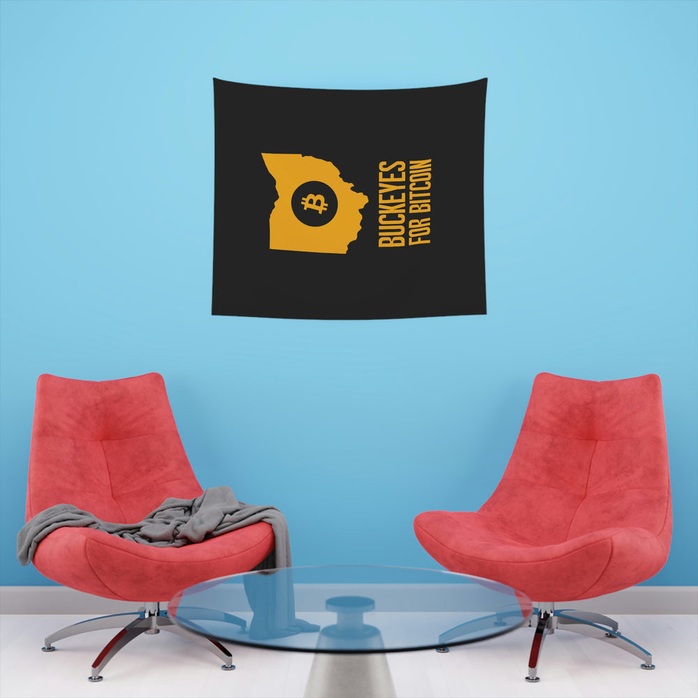 Buckeyes for Bitcoin | Wall Tapestry