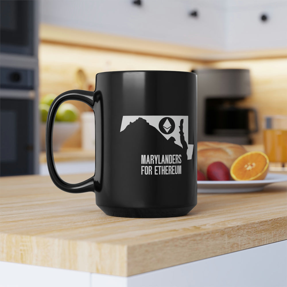 Marylanders for Ethereum | Black Mug