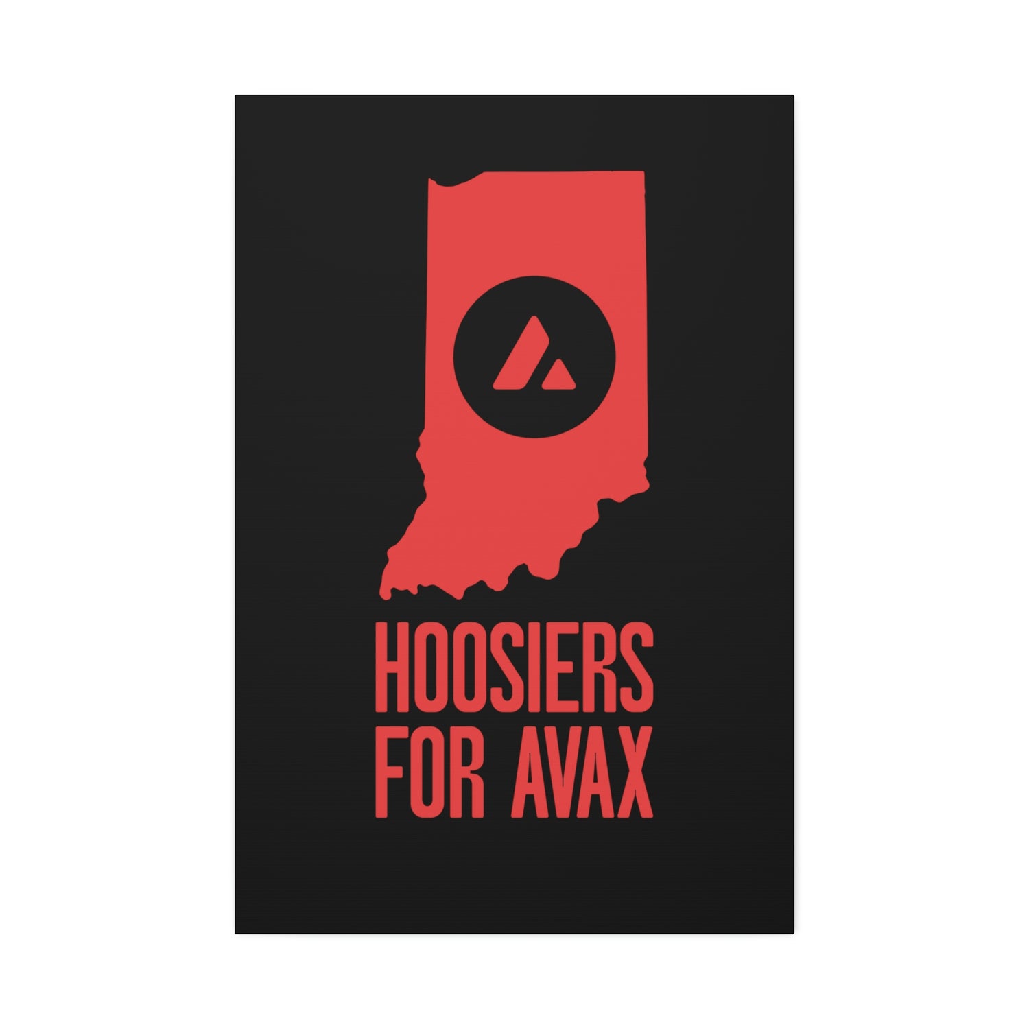 Hoosiers for Avax | Wall Canvas