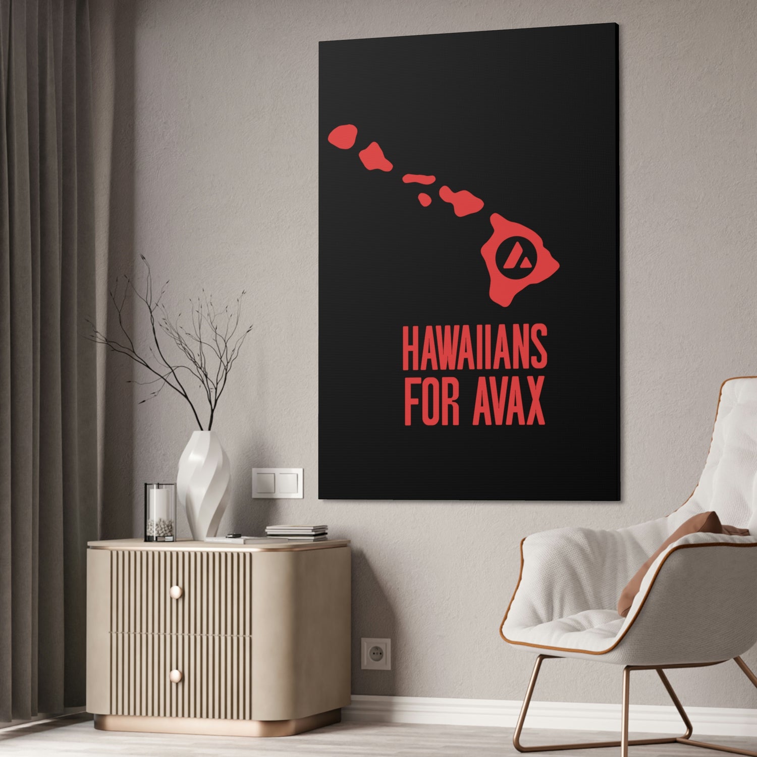 Hawaiians for Avax | Wall Canvas