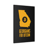 Georgians for Bitcoin | Wall Canvas