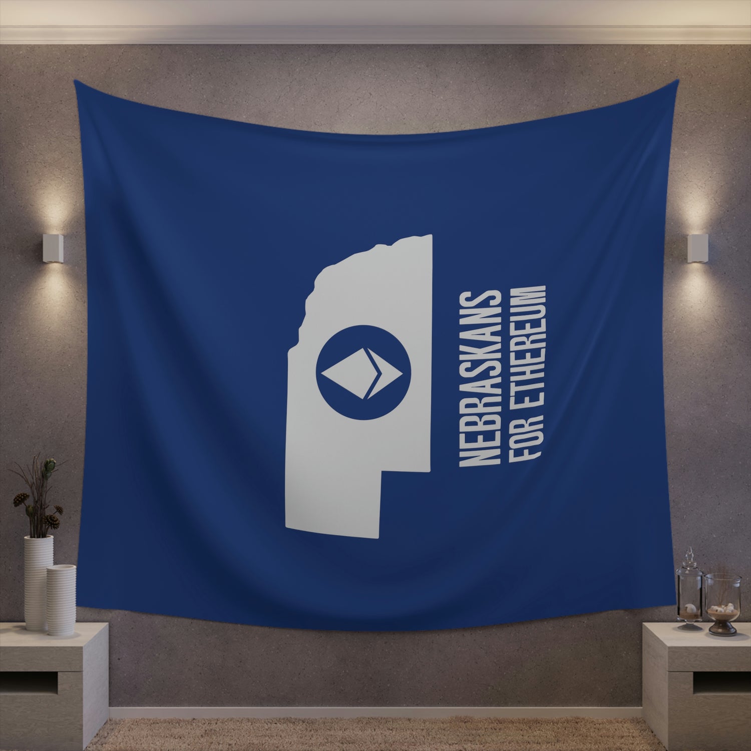 Nebraskans for Ethereum | Wall Tapestry