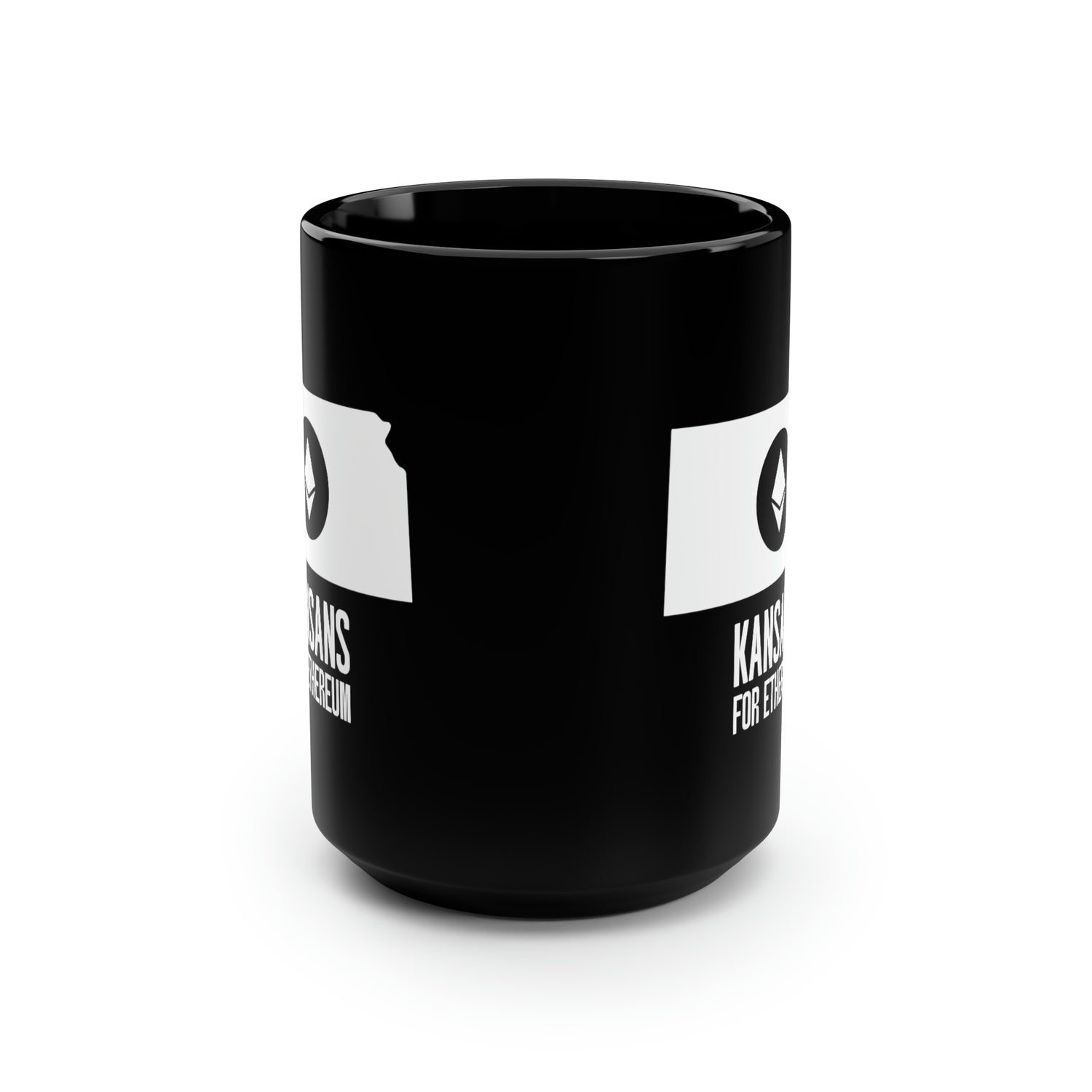 Kansans for Ethereum | Black Mug