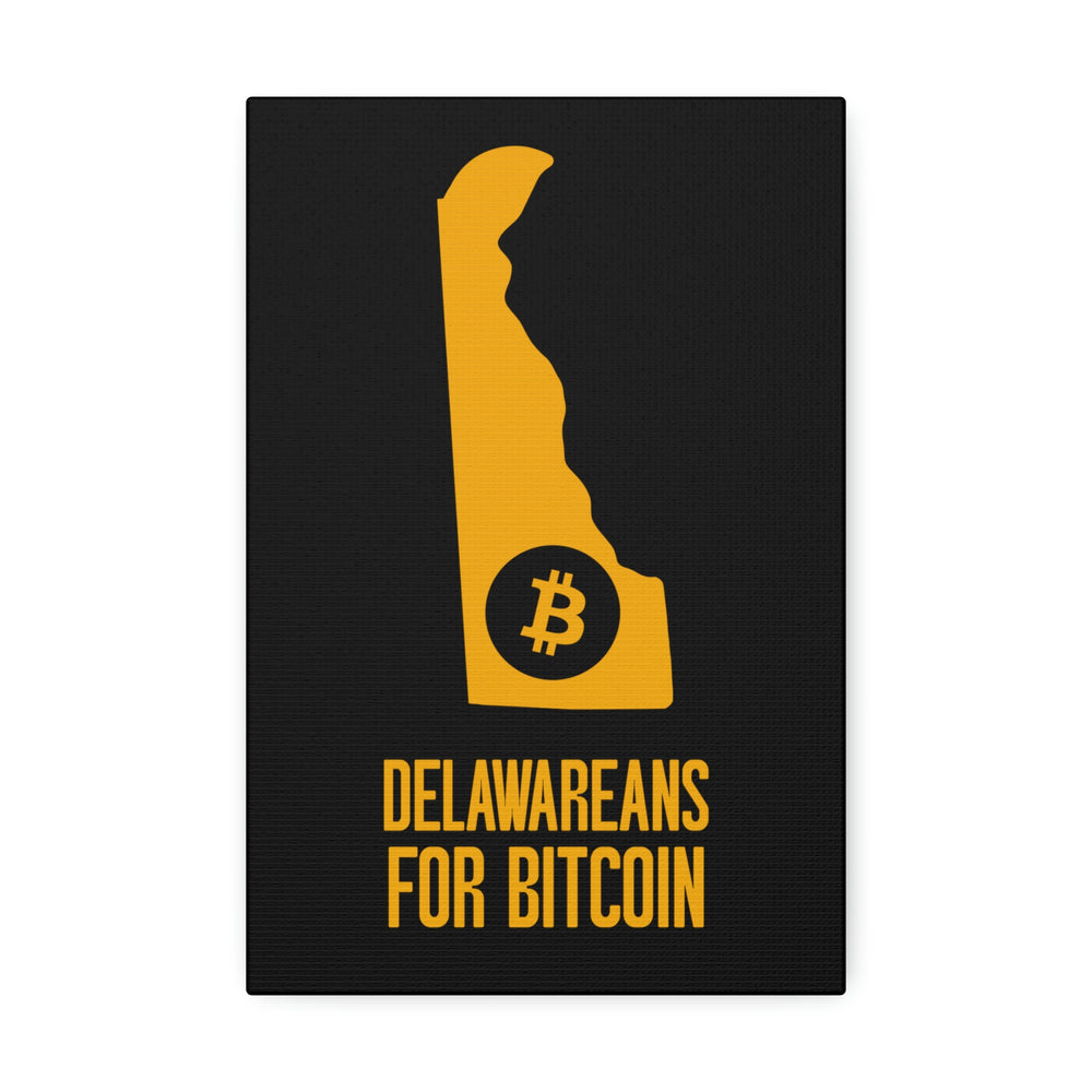 Delawareans for Bitcoin | Wall Canvas