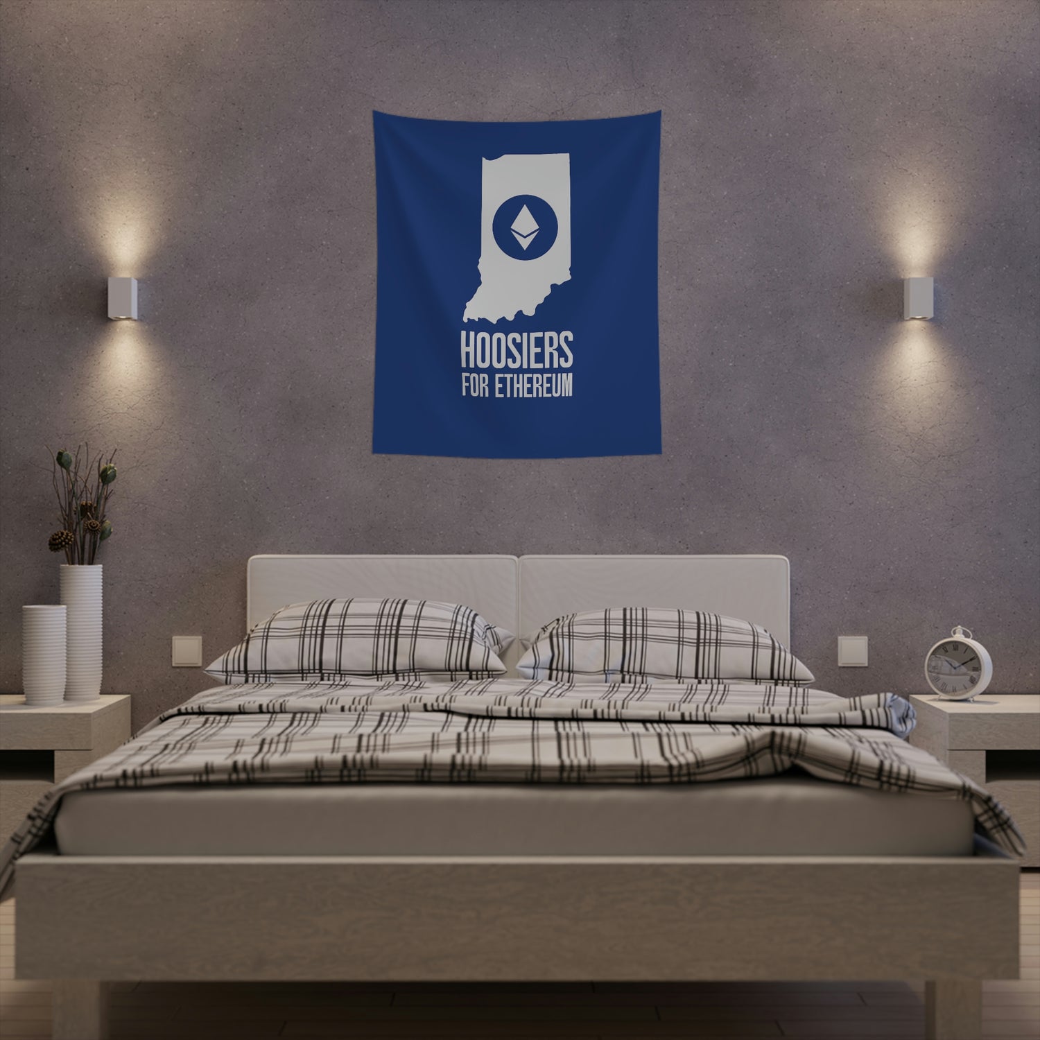 Hoosiers for Ethereum | Wall Tapestry